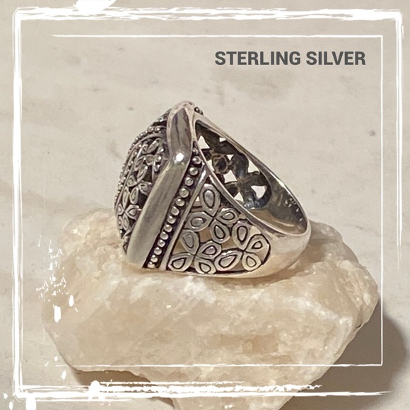Sterling Silver Felicia Designs Filigree Ring SZ 5 3/4 - Picture 3 of 13